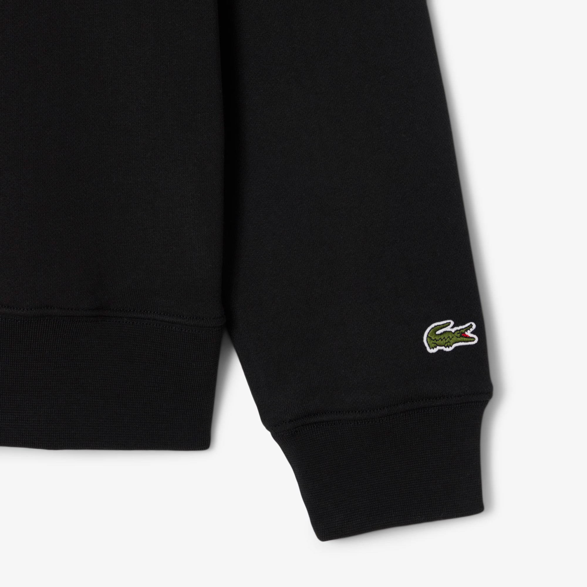 Lacoste Printed Crewneck Sweatshirt - Black